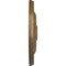 Ekena Millwork Jefferson Ceiling Medallion (Fits Canopies up to 2 7/8"), 11 3/4"OD x 3/8"P, Rubbed Bronze CM12JERZS - alternate 4